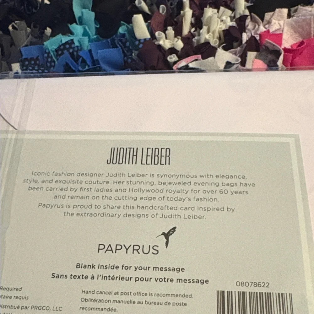🆕Papyrus-Judith Leiber Bejeweled Unicorn Greeting Card